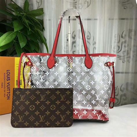 clear louis vuitton bag replica